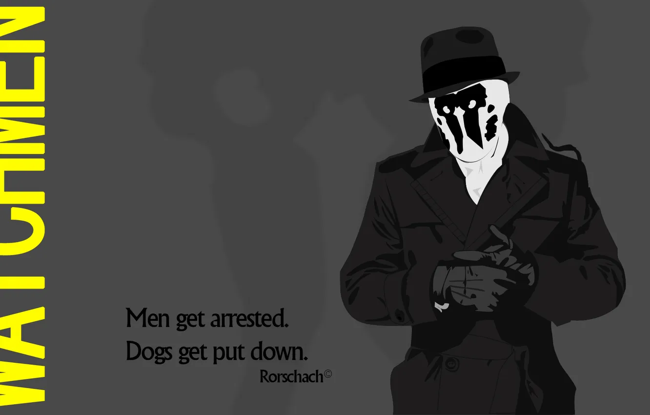 Photo wallpaper Rorschach, rorschach, watchmen, the Rangers