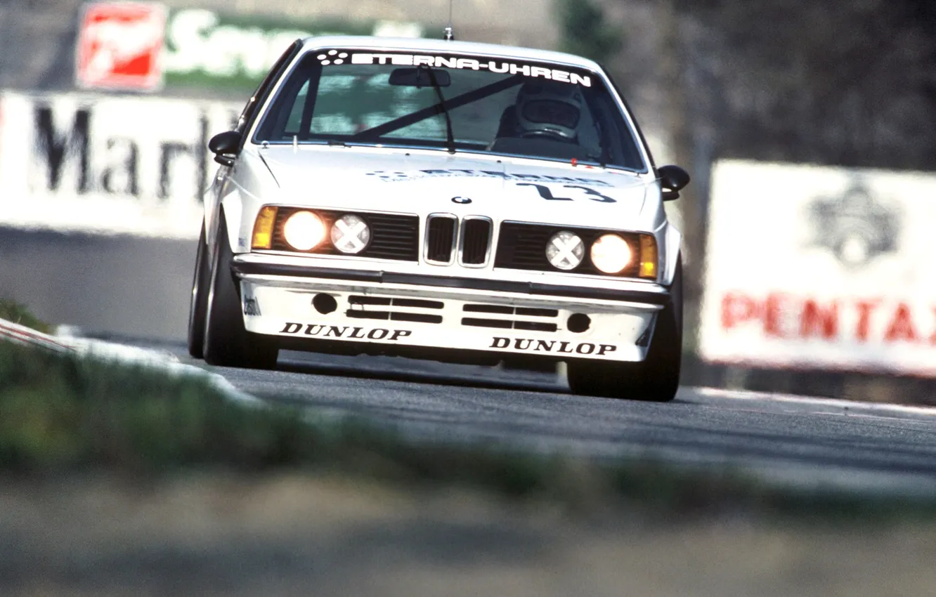 Photo wallpaper auto, race, Bmw, racing, 6 series, e24