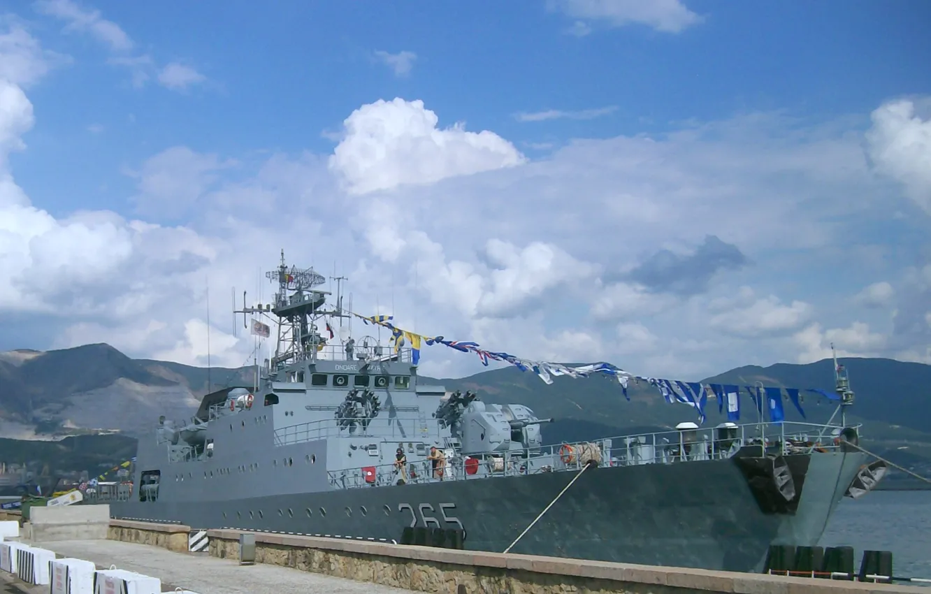 Photo wallpaper Corvette, Romania, Contr-Admiral Makellariu