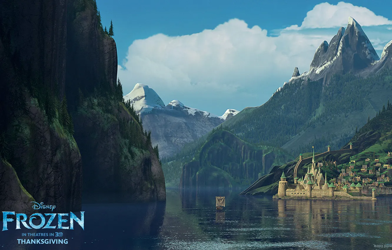 Photo wallpaper Frozen, Walt Disney, 2013, Cold Heart, Animation Studios, arendelle