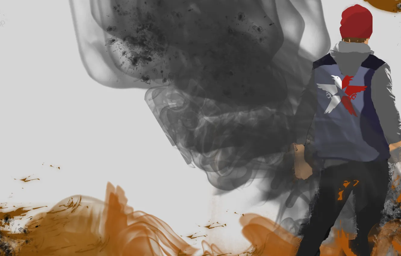 Photo wallpaper game, PlayStation, PS4, second son, Ingamous