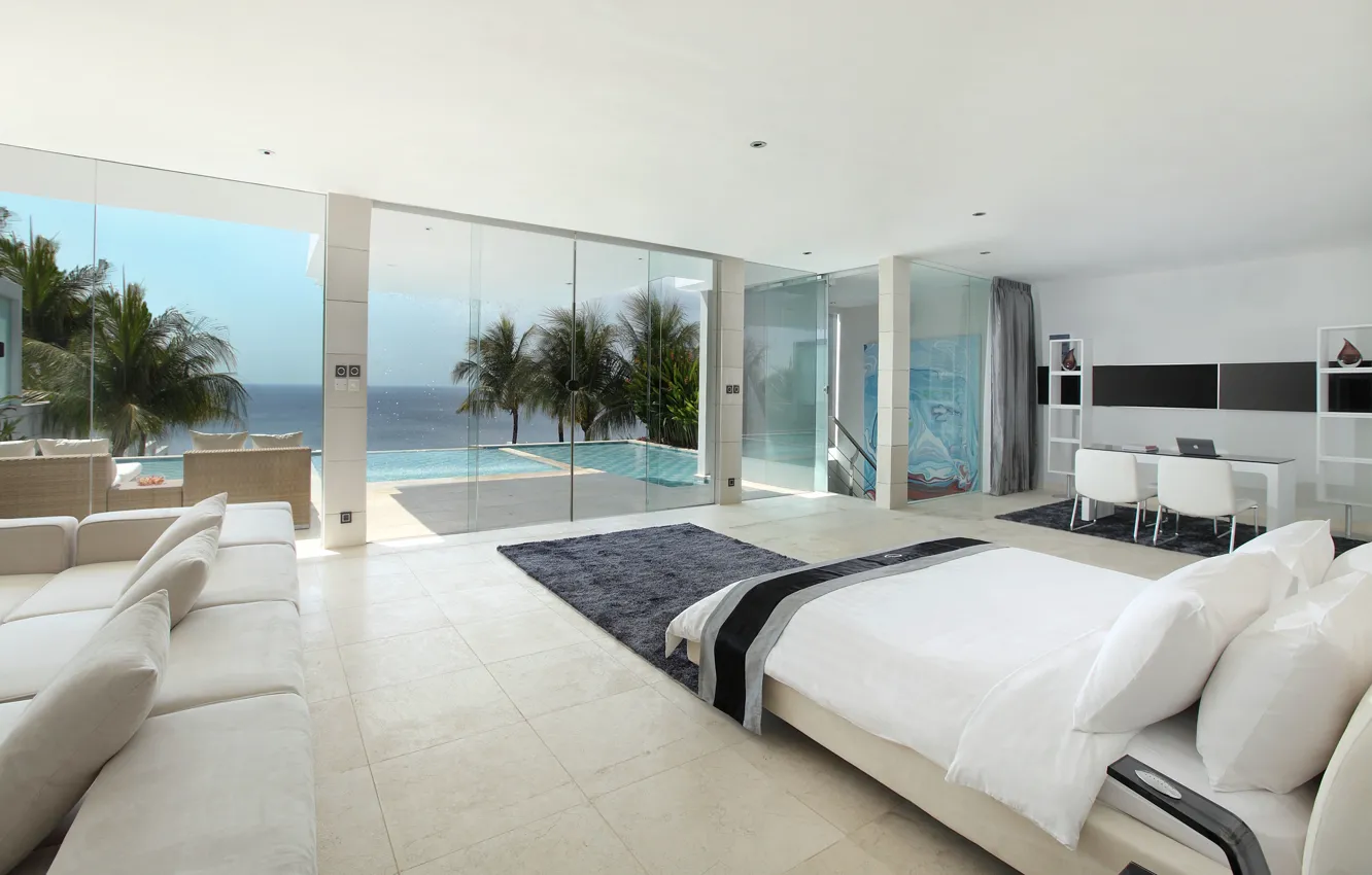 Photo wallpaper design, style, Villa, interior, living space