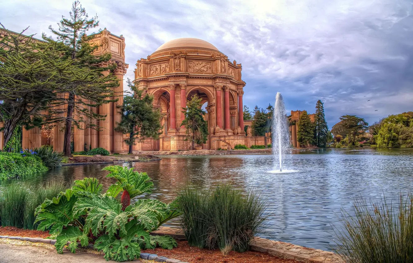 Photo wallpaper Francisco, San, Arts, fine, palace