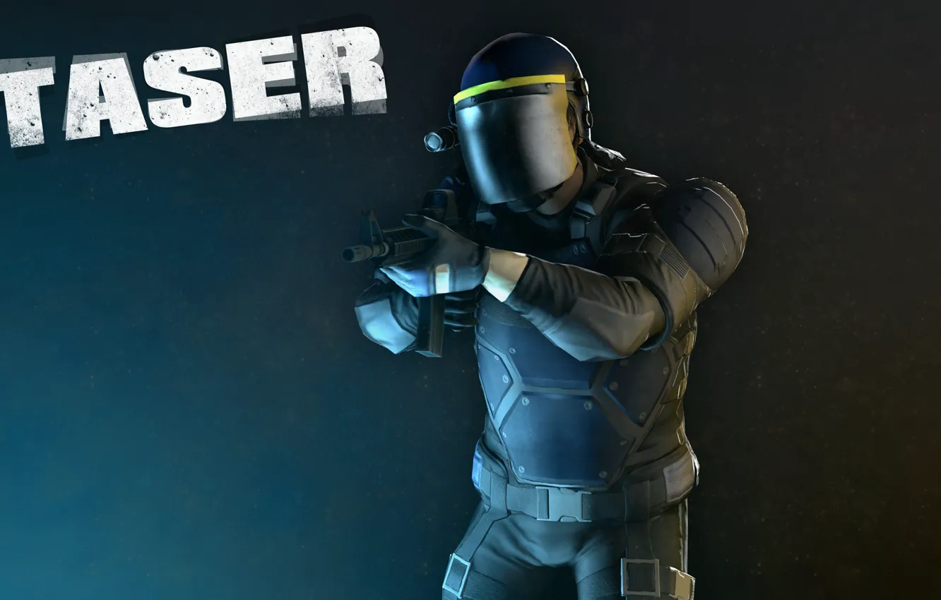 Photo wallpaper fon, Overkill Software, PAYDAY 2, Taser, The Taser