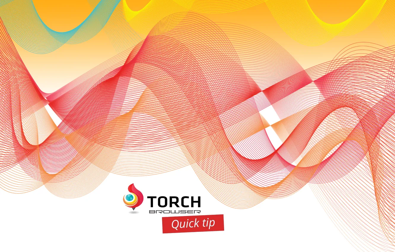 Photo wallpaper Logo, Internet, Browser, Torch
