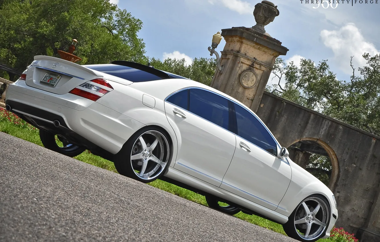Photo wallpaper Mercedes Benz, S-Class, S-Class White