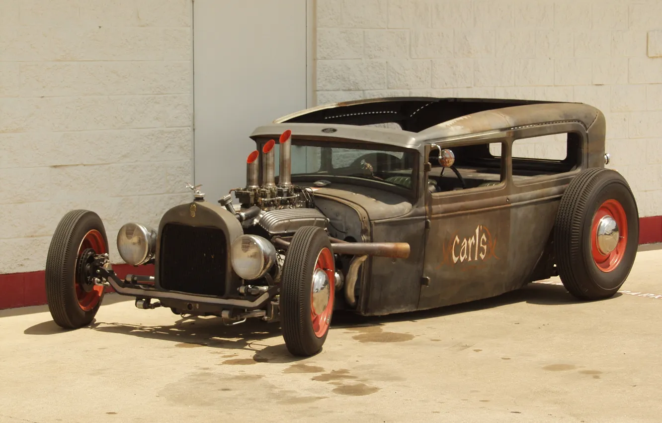 Photo wallpaper USA, USA, America, Hot Rod, america, Rat Rod, Ford Car