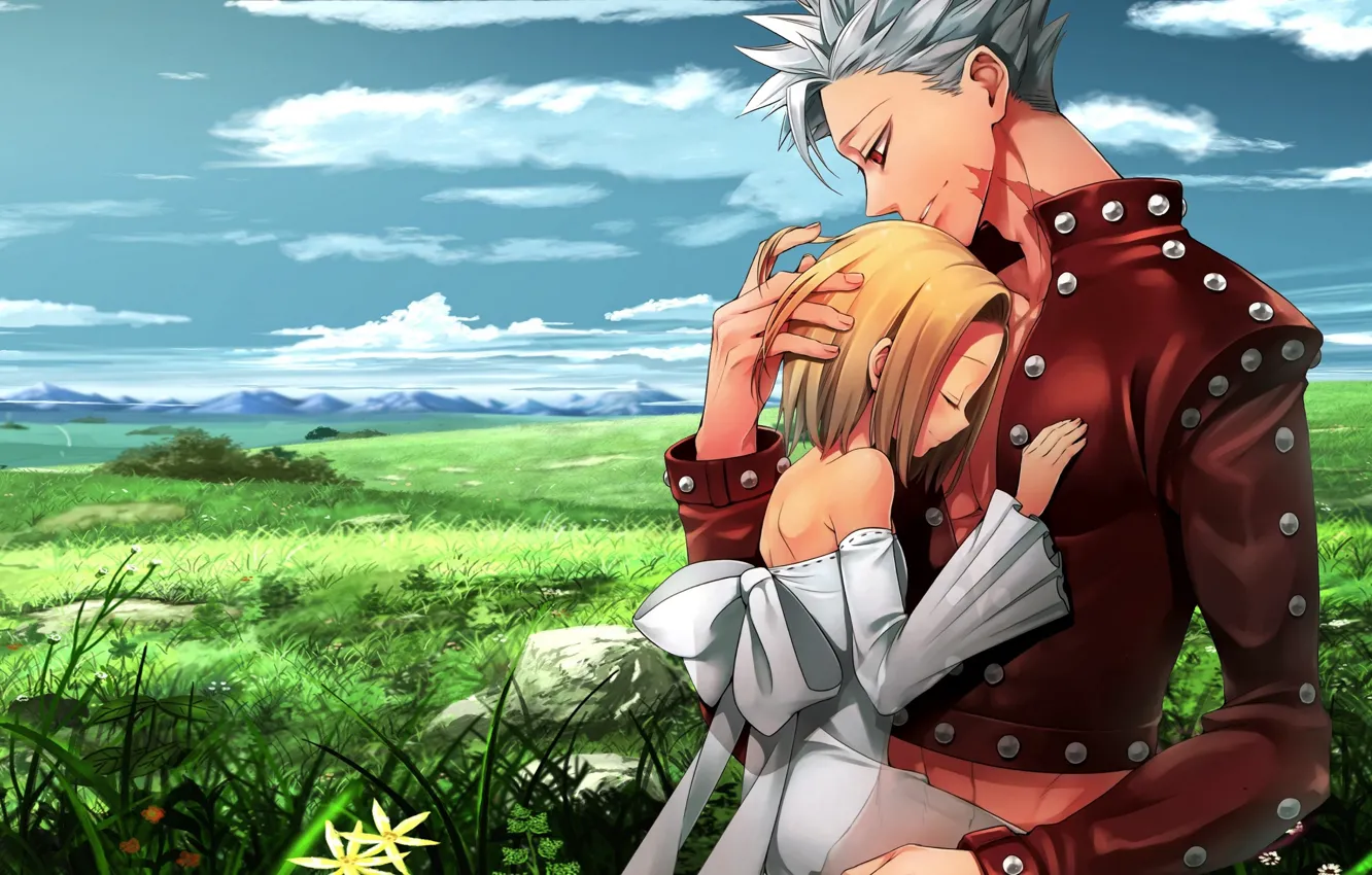 Photo wallpaper greed, Nanatsu no Taizai, The seven deadly sins, Ban, Elaine, Fox sin, greed