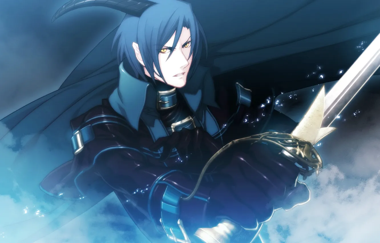 Photo wallpaper the game, anime, the demon, art, guy, Lamento