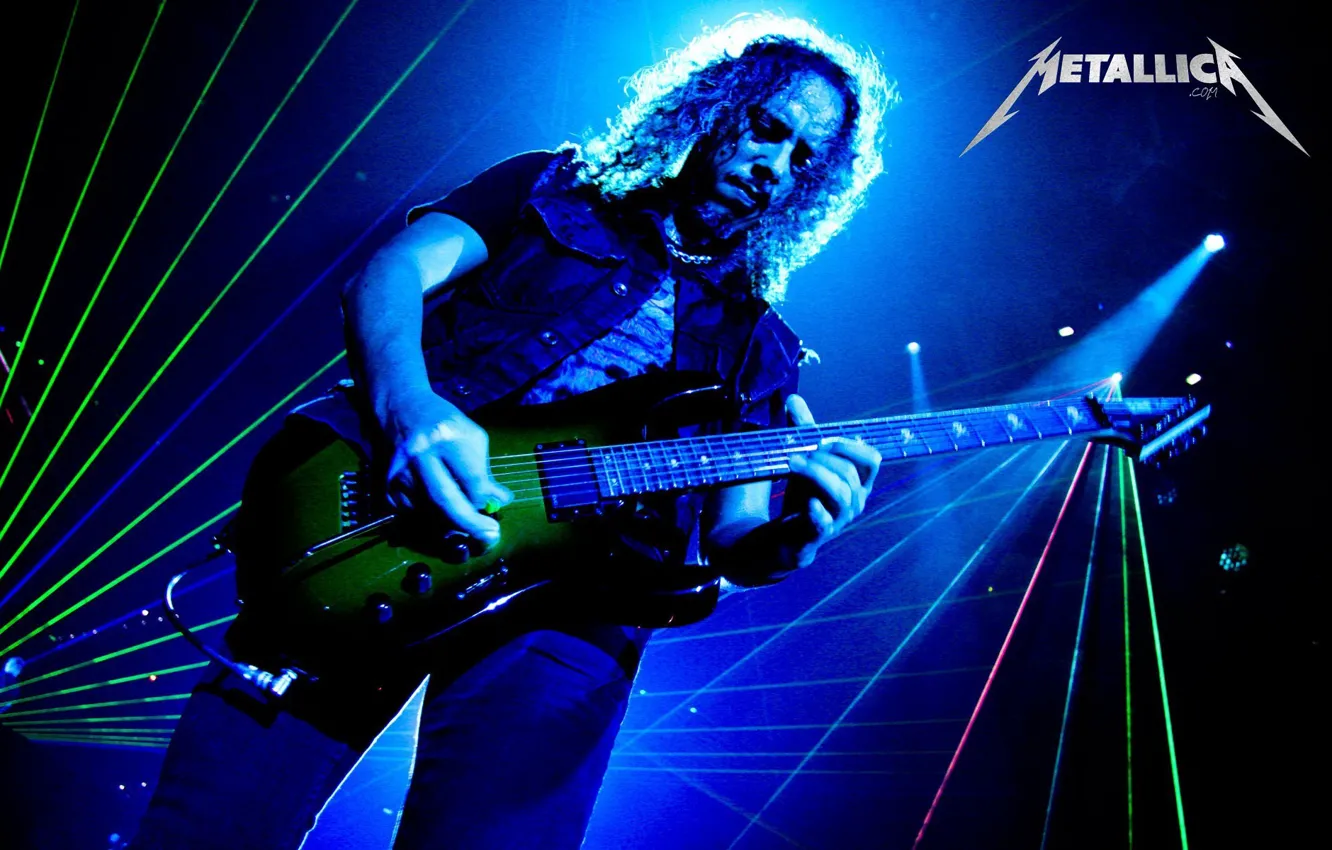 Photo wallpaper metallic, Metallica, Kirk Hammett