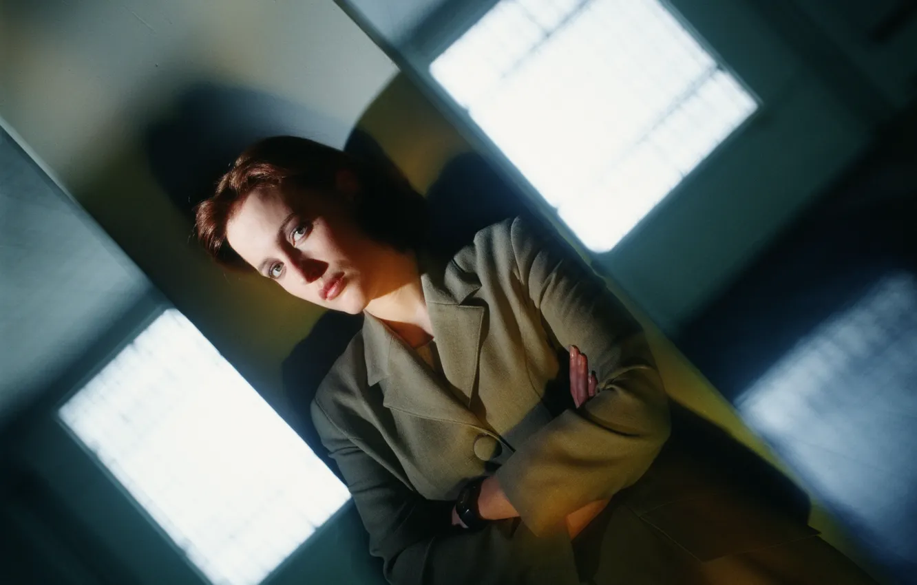 Photo wallpaper the series, The X-Files, Classified material, Dana, Scully