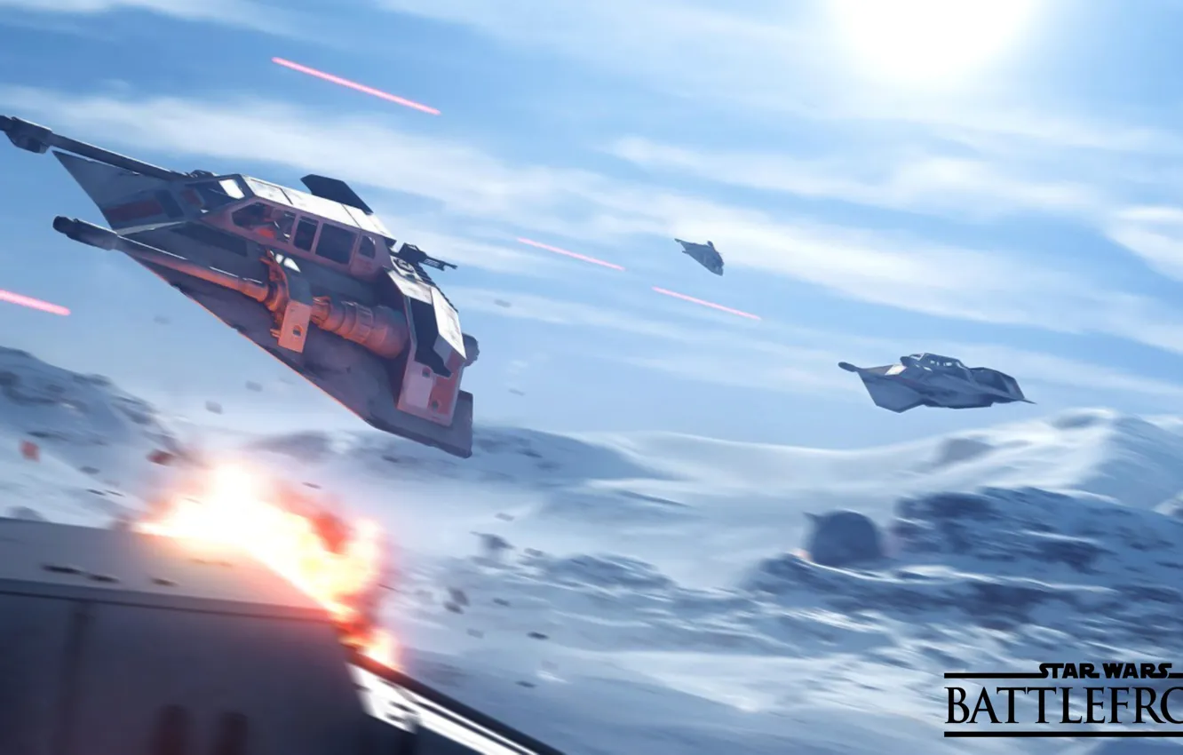 Photo wallpaper snow, the game, the rebels, snowmobile, Electronic Arts, hot, DICE, Rebels