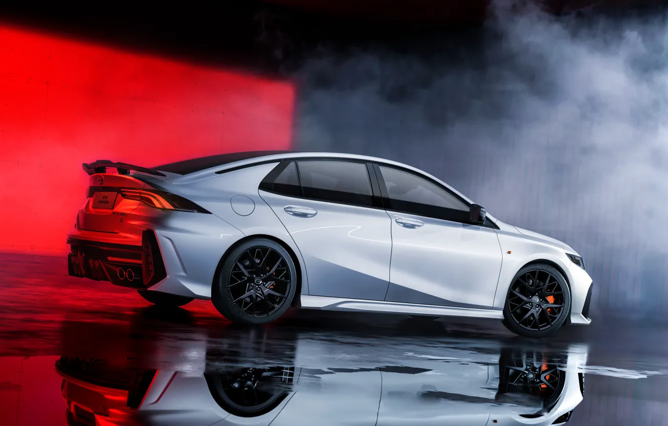 Photo wallpaper smoke, white color, Trumpchi
