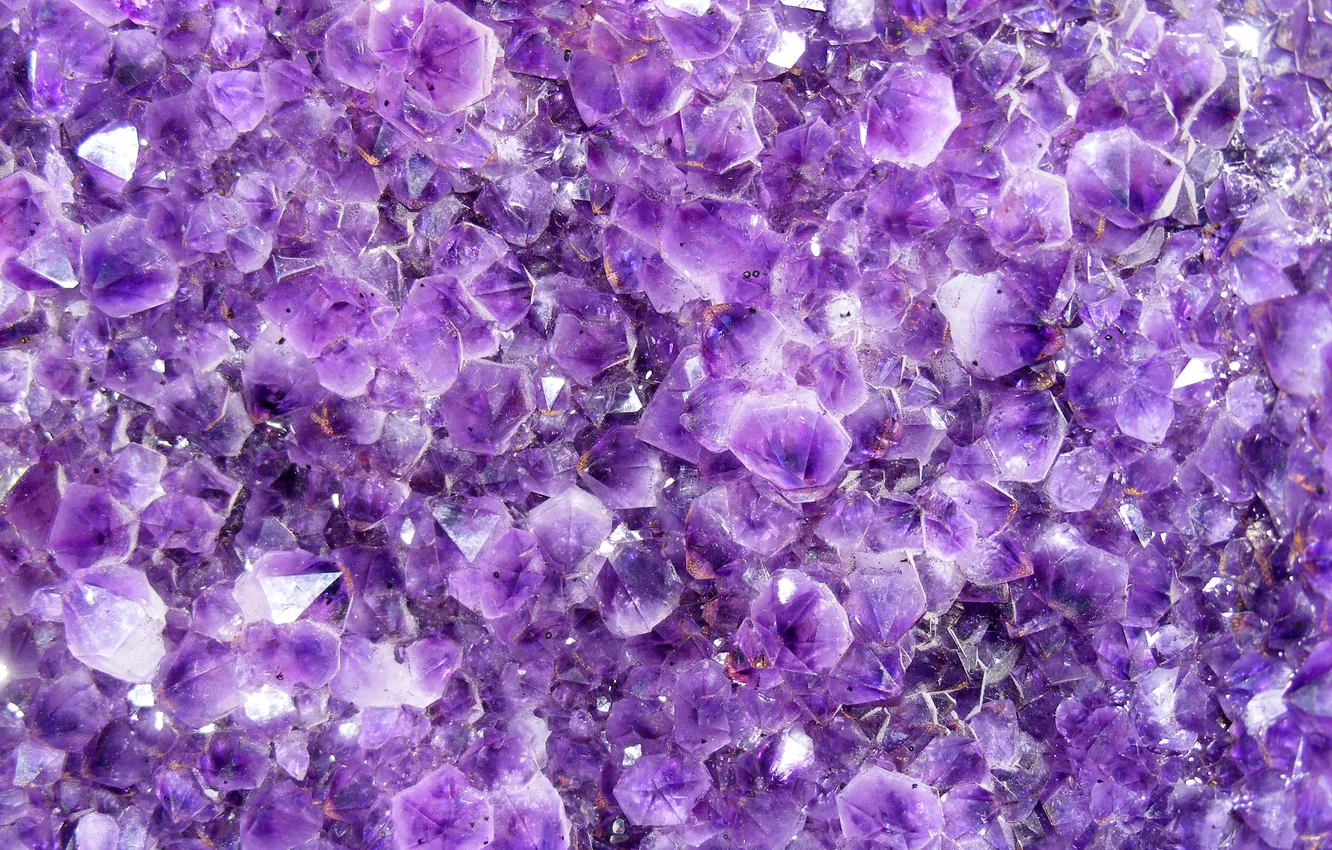 Photo wallpaper purple, crystals, crystals