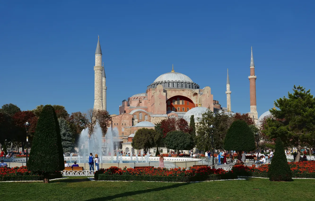 Photo wallpaper journey, Istanbul, Turkey, The blue mosque
