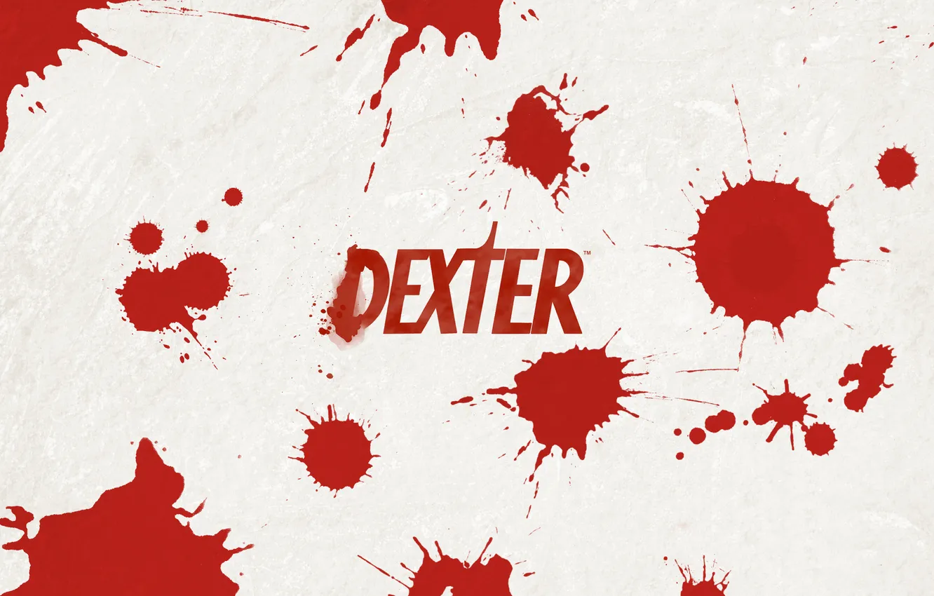 Photo wallpaper squirt, blood, spot, Dexter, dexter