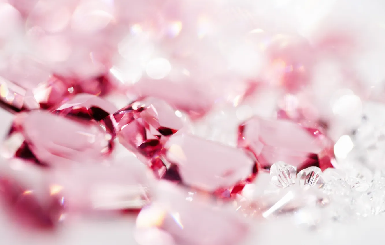 Photo wallpaper glass, Shine, diamonds, jewelry, beads