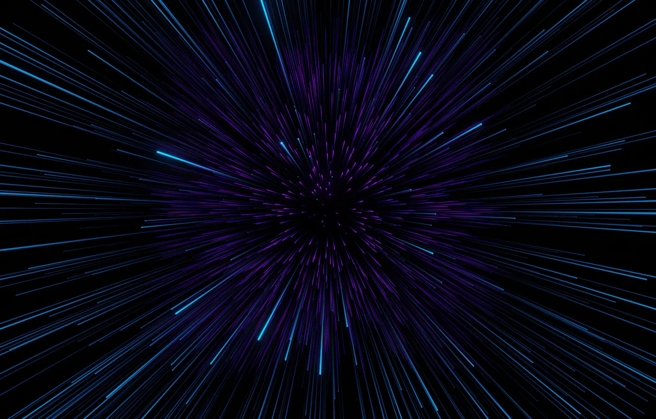 Photo wallpaper abstraction, movement, speed, speed, abstraction, movement, computer art, the birth of a star