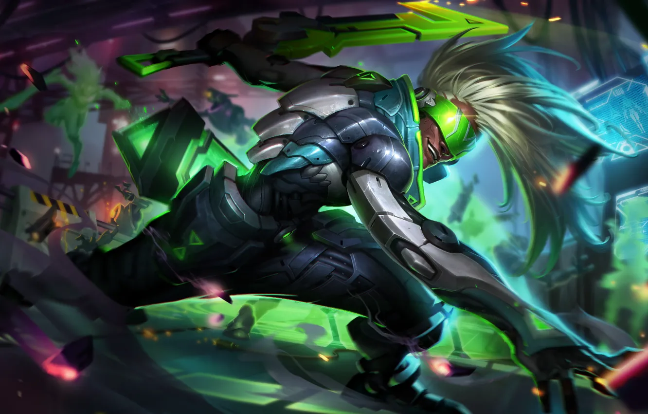 Photo wallpaper League of Legends, LoL, Riot Games, riot, ECCO, Ekko, Project EKKO, Project Ekko