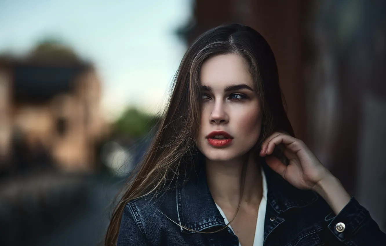 Photo wallpaper look, girl, Nikita Bushuev