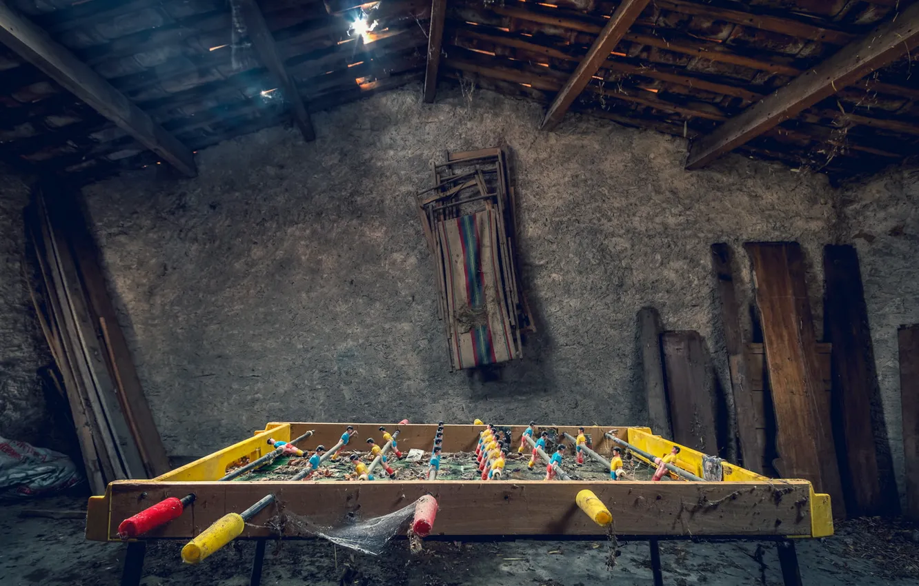 Photo wallpaper background, the game, attic