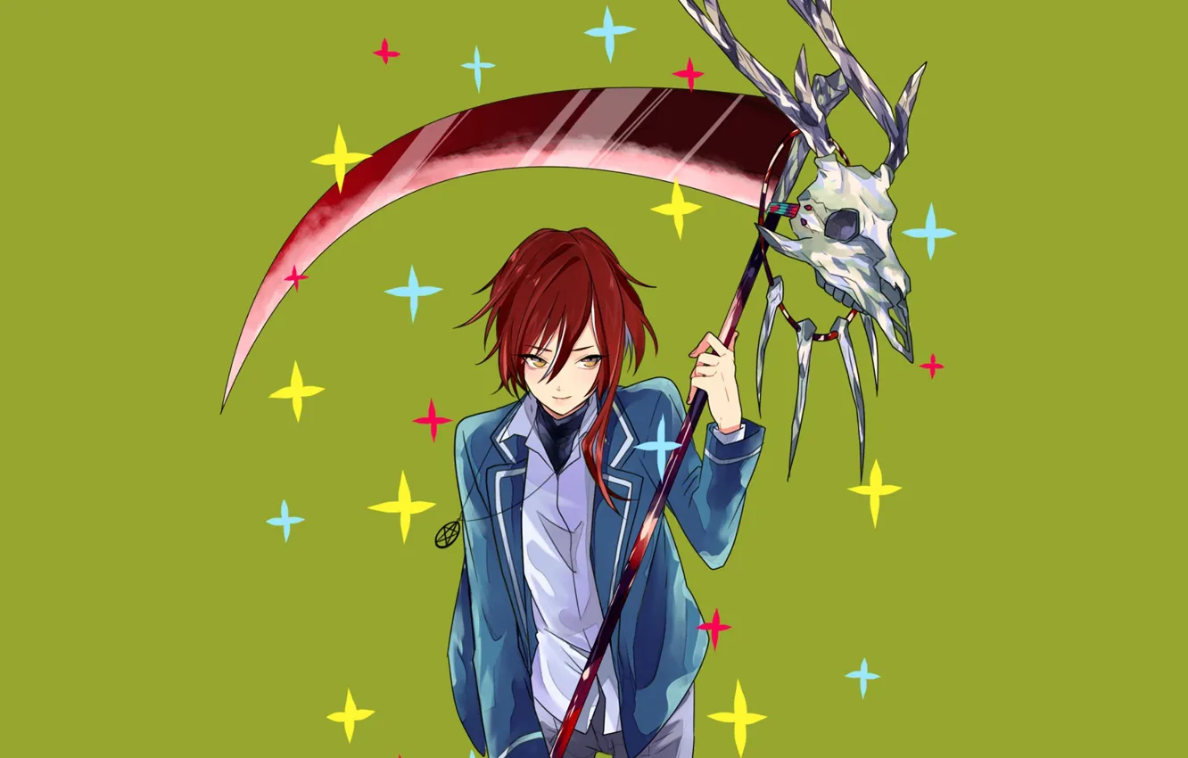 Photo wallpaper art, braid, guy, Ensemble Stars!, Sakasaka Natsume