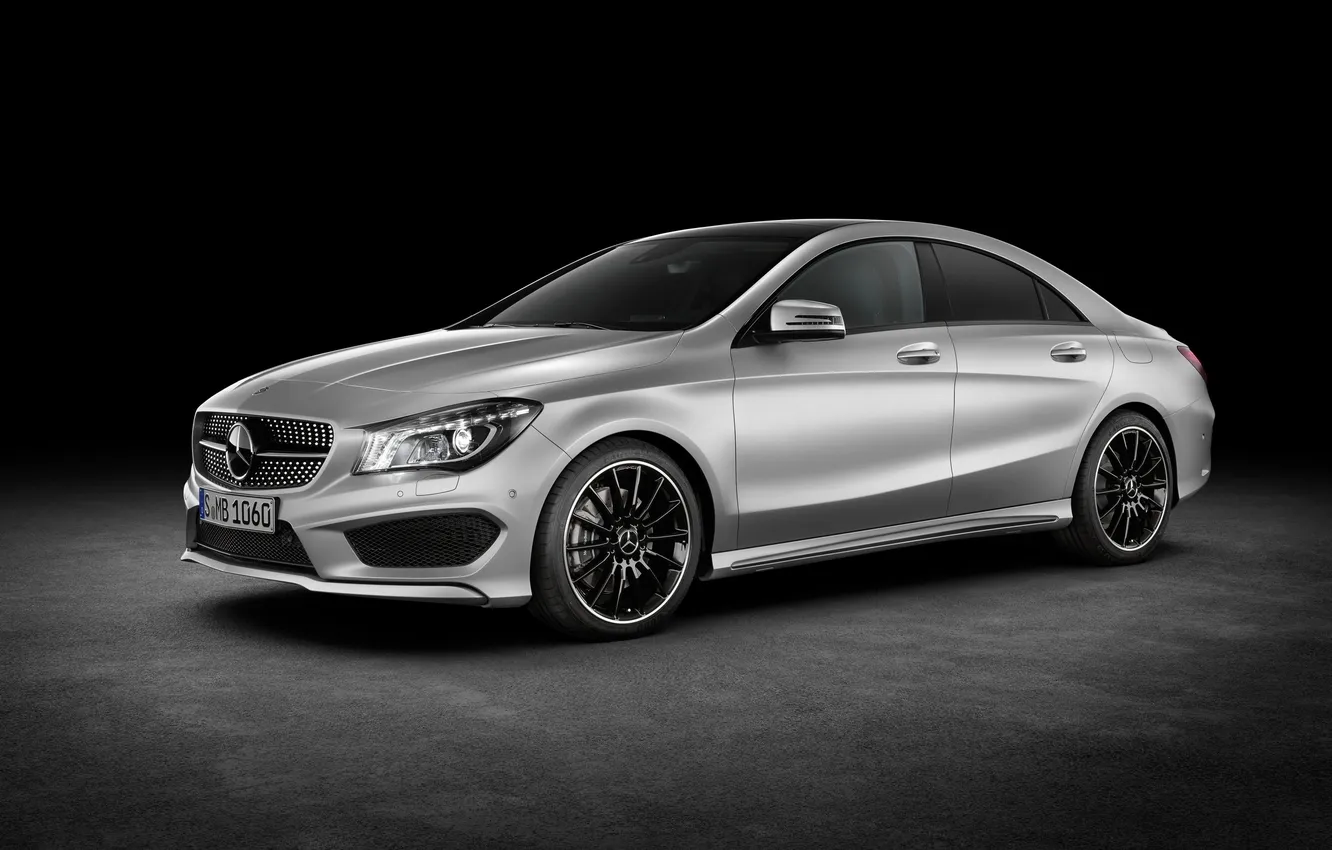 Photo wallpaper machine, grey, Mercedes-Benz, wheel, case, sedan, CLA, class