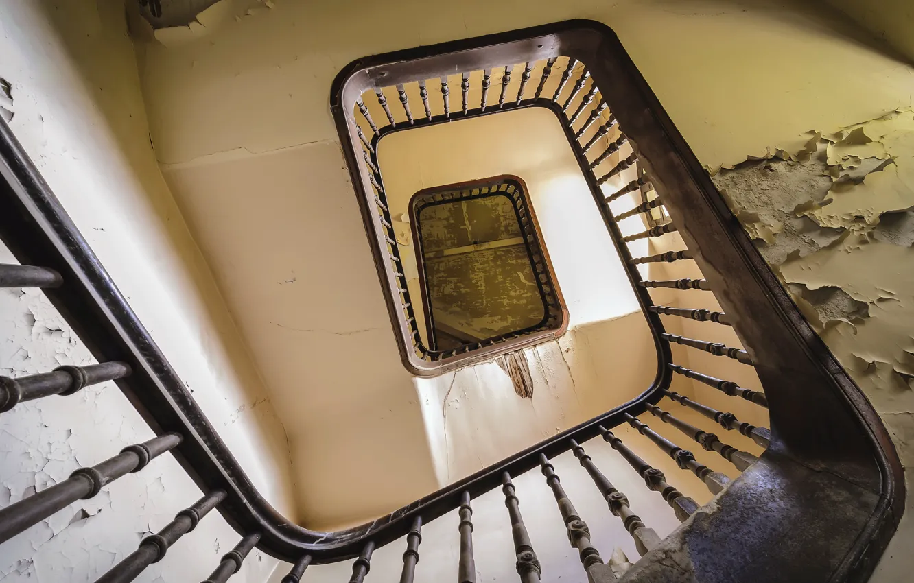 Photo wallpaper background, wall, ladder