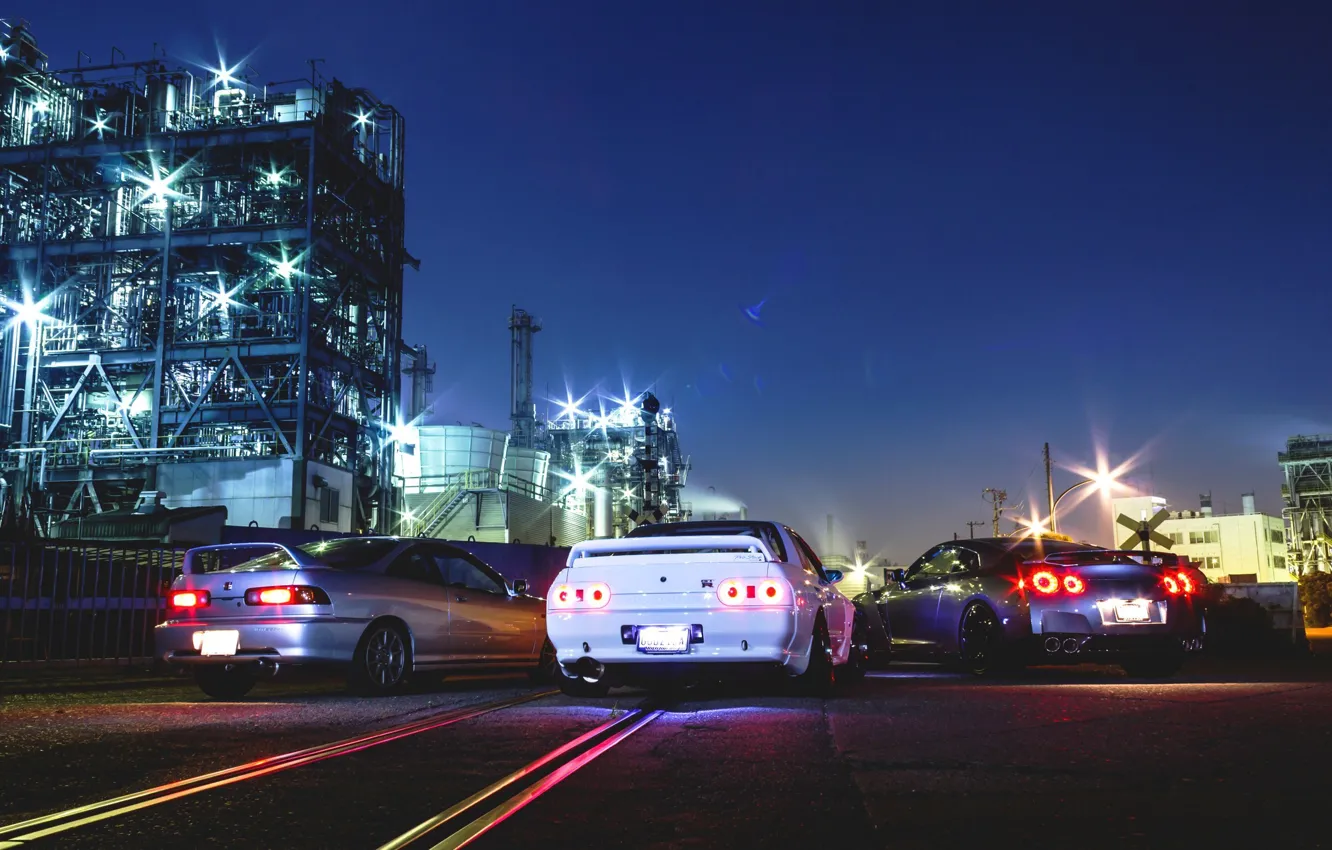 Photo wallpaper GTR, Japan, Nissan, R32, skyline, tuning, Acura, JDM