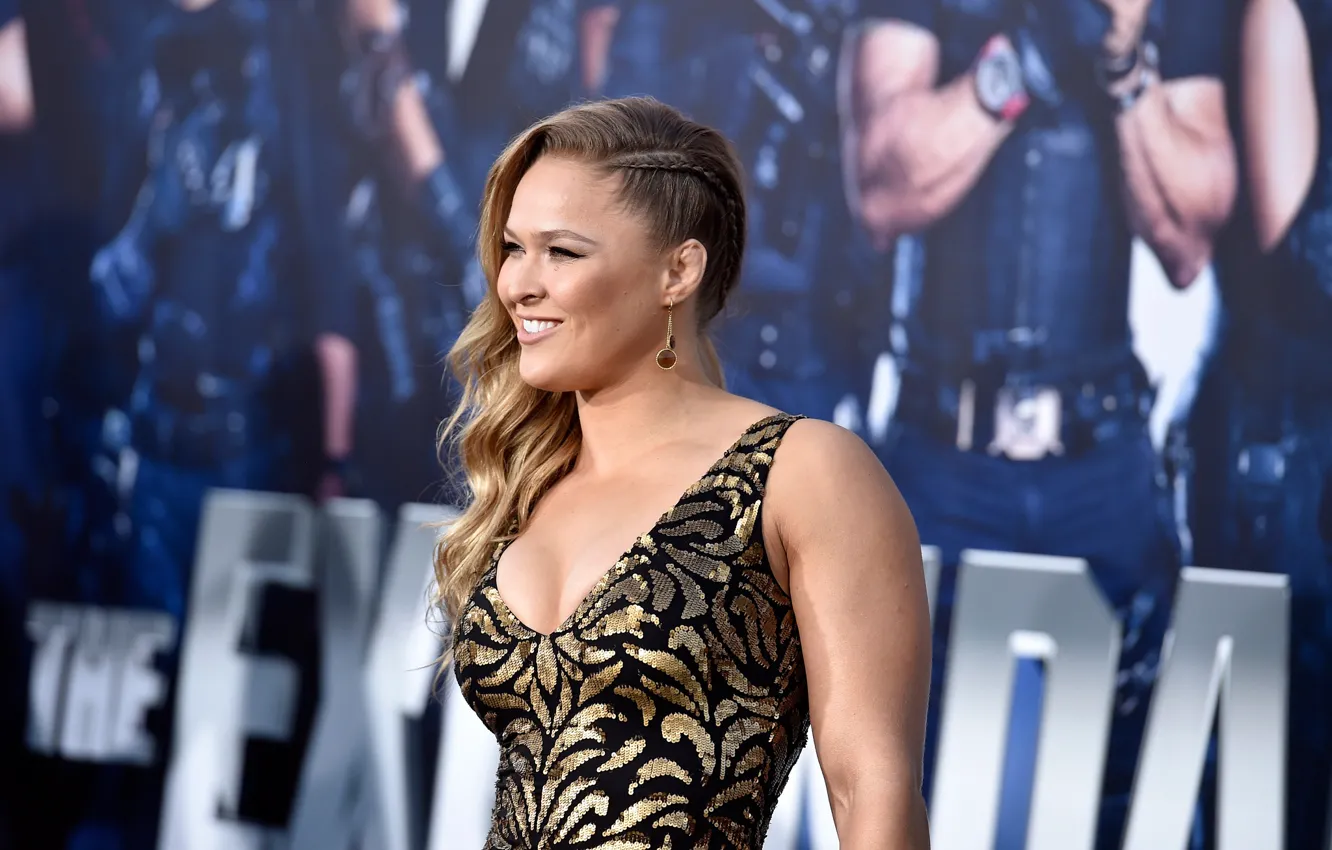 Photo wallpaper Ronda Rousey, The Expendables 3, Rhonda Rauzi, Premiere Of Lionsgate Films