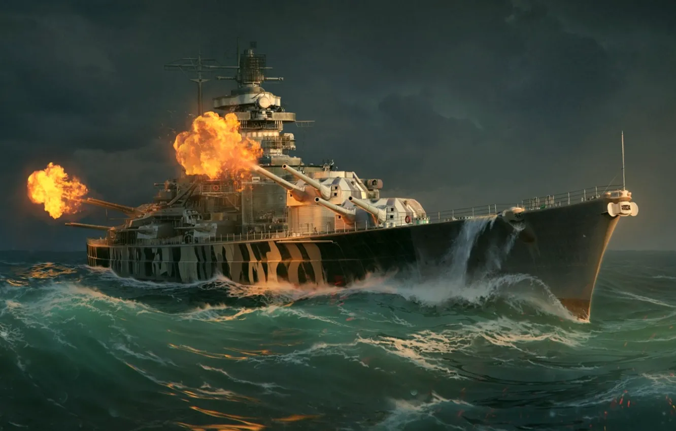 Photo wallpaper battle, saver, sea