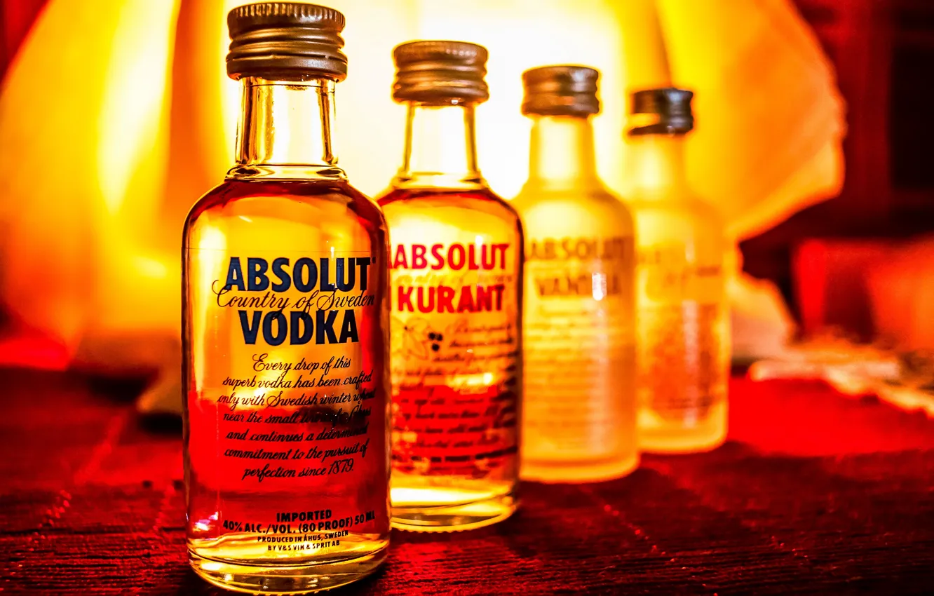 Photo wallpaper background, vodka, Absolut
