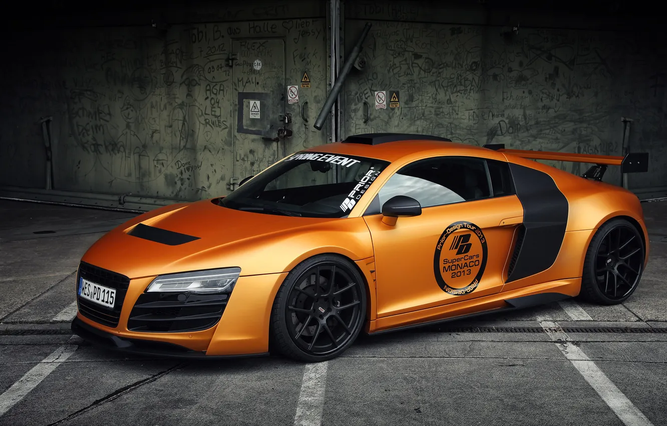 Photo wallpaper car, Audi, tuning, tuning, GT850, Prior-Design, prior-design