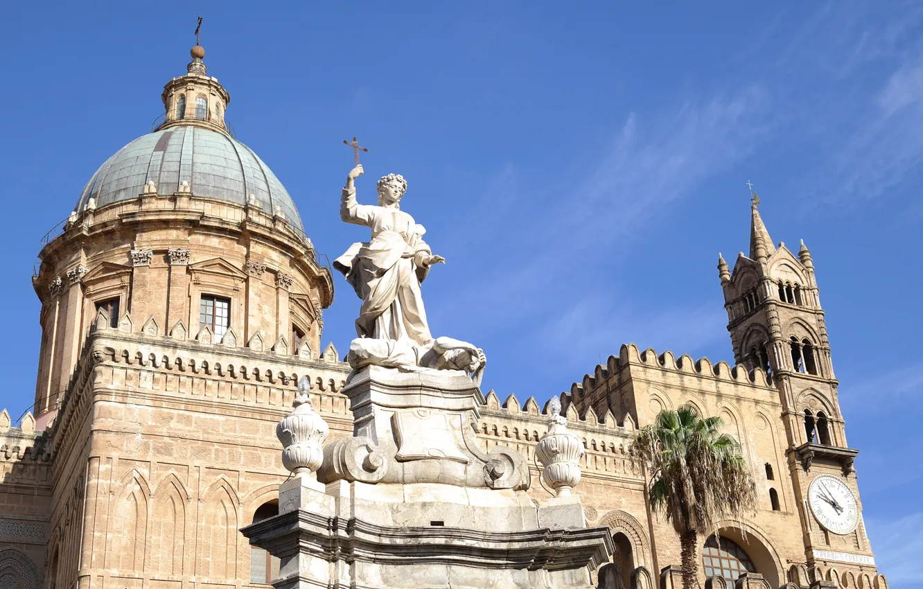 Photo wallpaper Palermo, Cathedral, Italy, Sicily