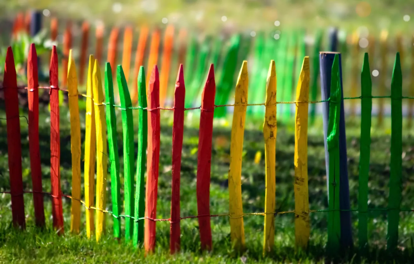 Wallpaper background, the fence, color images for desktop, section