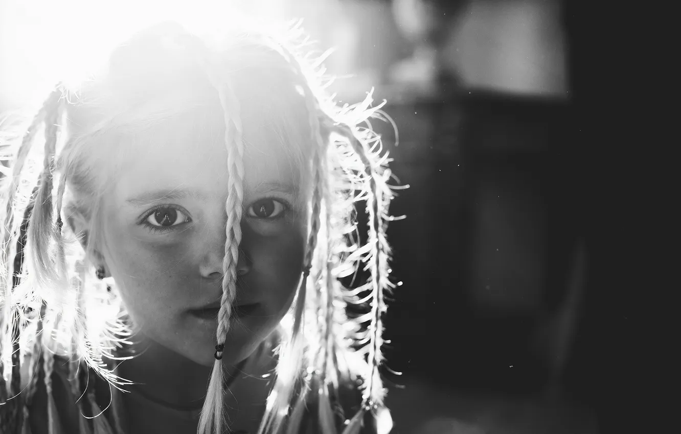 Photo wallpaper mood, portrait, girl