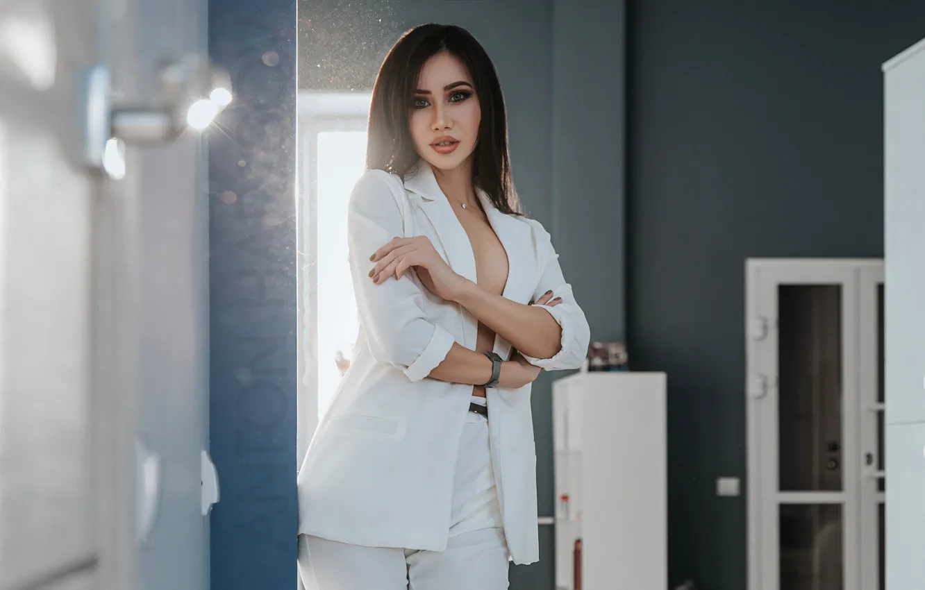 Photo wallpaper look, girl, model, Rimma, Anton Kharisov, Anton Kharisov