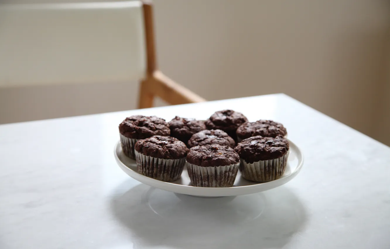 Photo wallpaper dessert, cakes, sweet, cupcakes