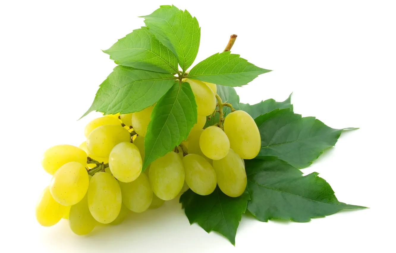 Photo wallpaper yellow, grapes, large