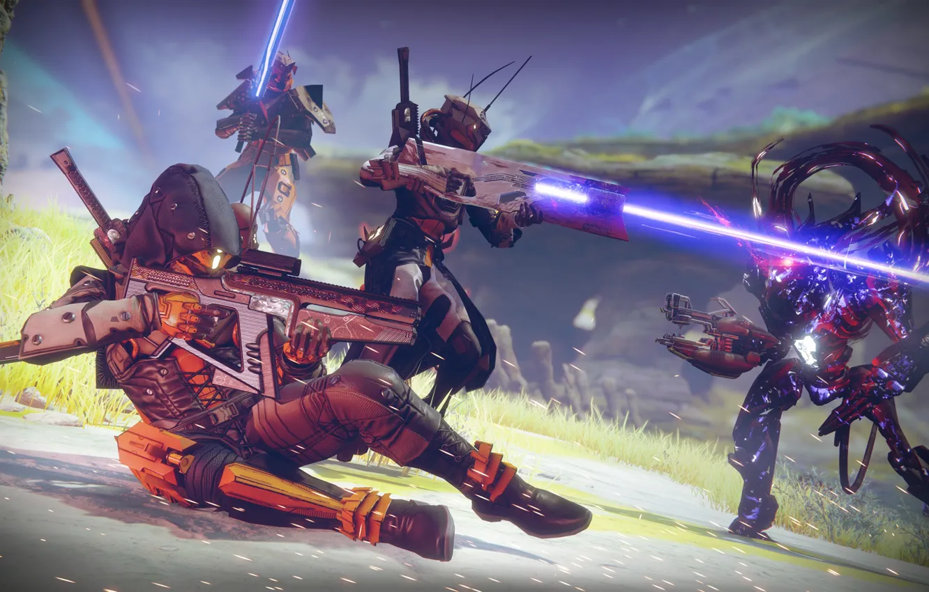 Photo wallpaper weapons, war, armor, Destiny 2, Destiny 2: Shadowkeep