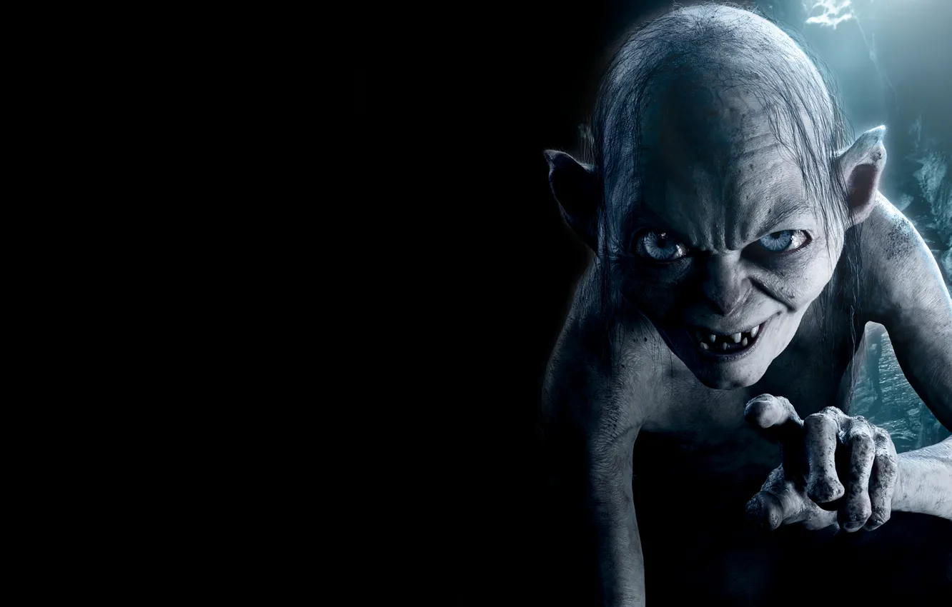 Photo wallpaper Gollum, The Lord of the rings, The Lord of the Rings, Gollum, The hobbit an …
