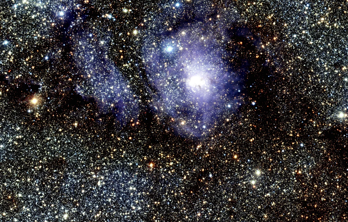 Photo wallpaper Nebulae, Space, Nebula, Messier 8, The Lagoon Nebula