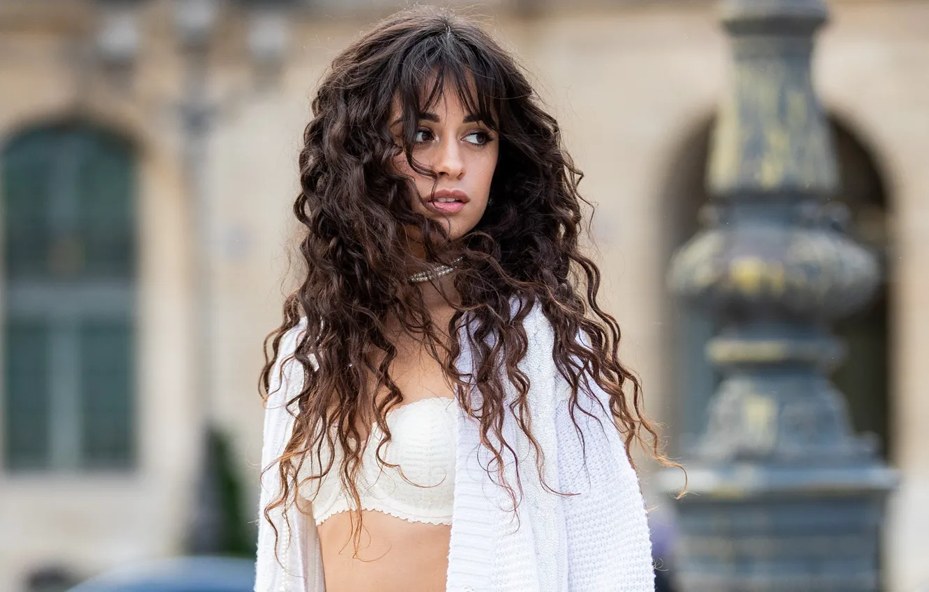 Photo wallpaper look, girl, pose, hair, Camila Hair