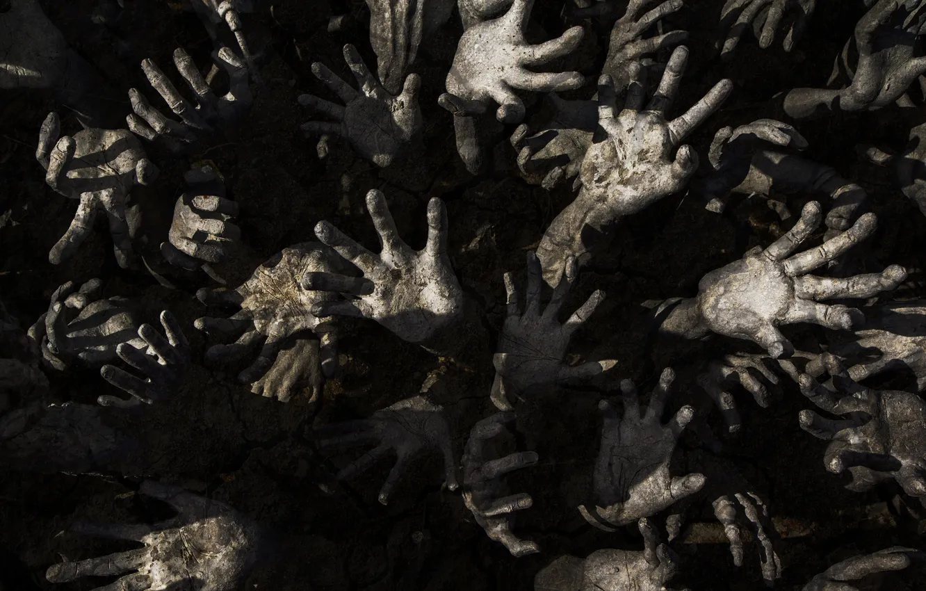 Photo wallpaper hands, artwork, human, fingers