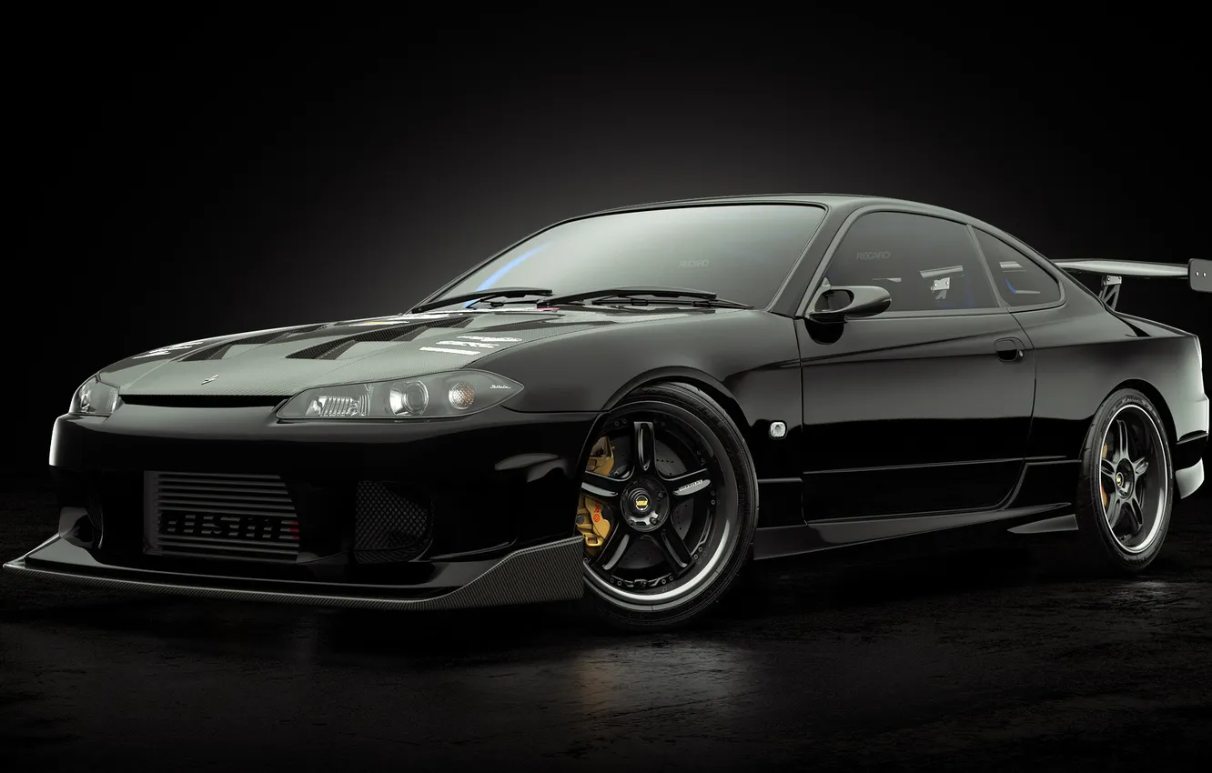Photo wallpaper Nissan, studio, SilviaS15