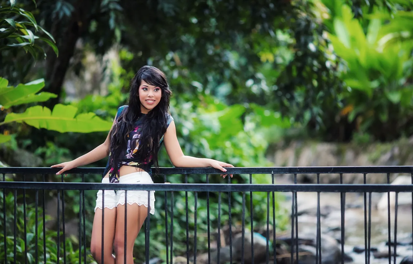 Photo wallpaper girl, Asian, Milie