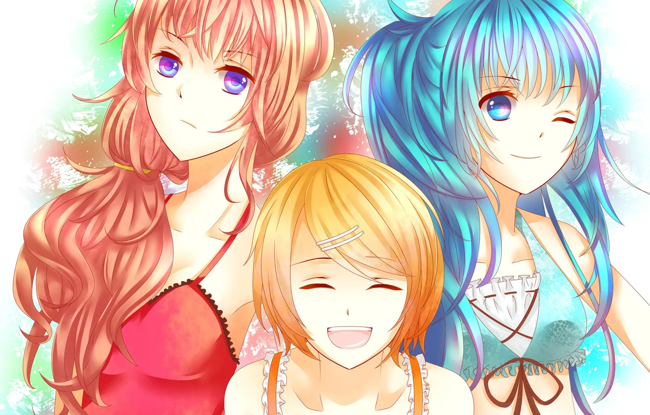 Photo wallpaper girl, anime, art, vocaloid, Vocaloid, characters