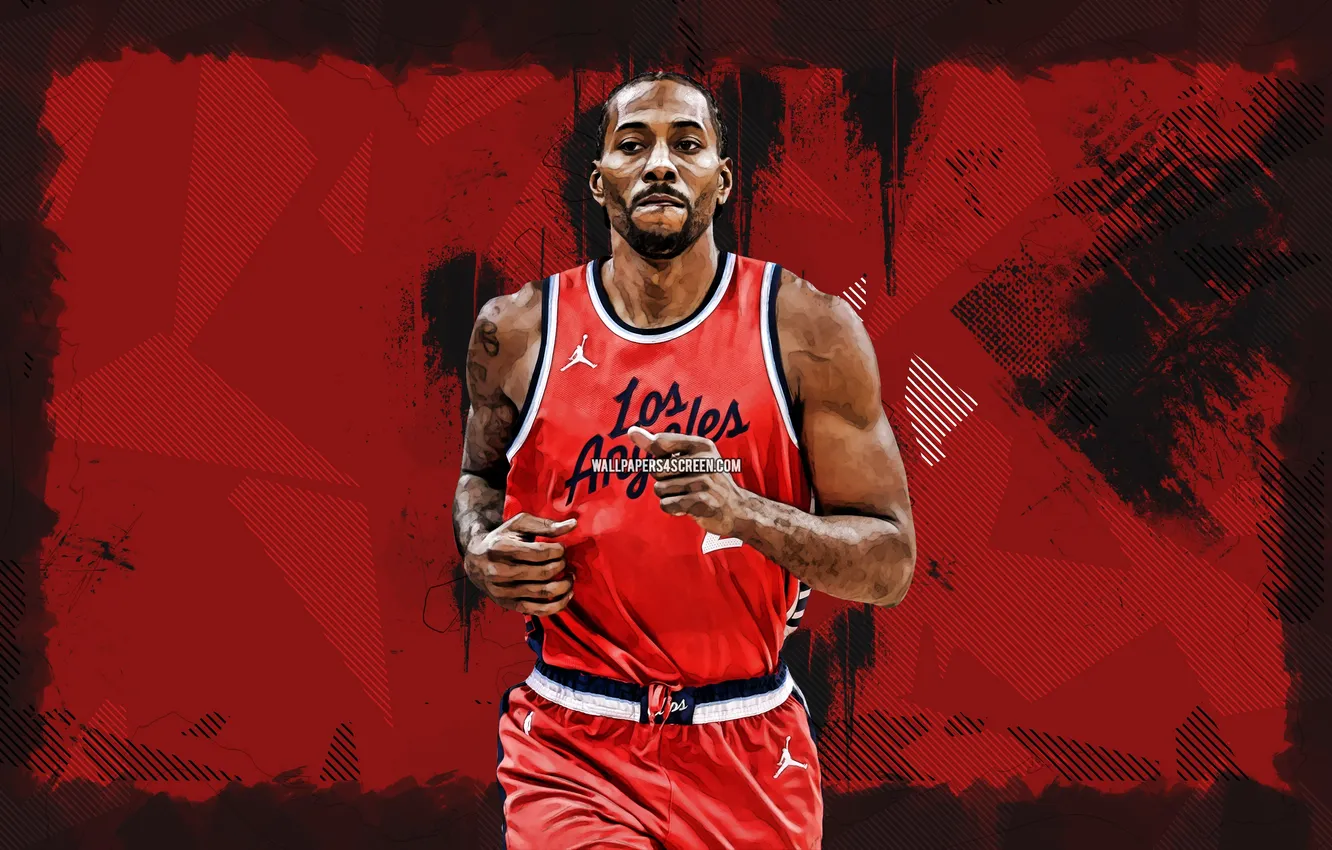 Photo wallpaper basketball, NBA, American, Los Angeles Clippers, Clippers, leonard, Kawhi Leonard, LA Clippers