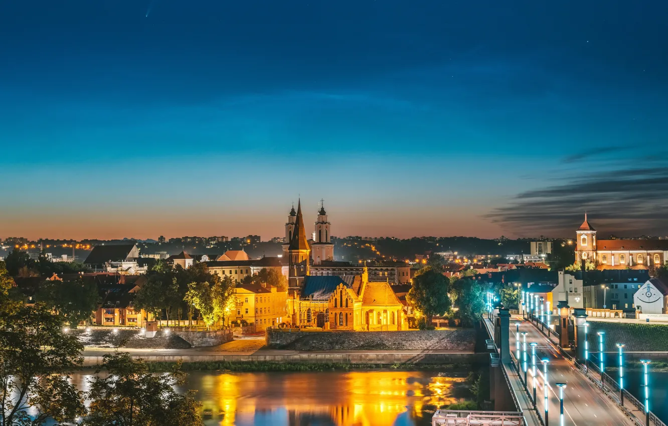 Photo wallpaper Lithuania, Kaunas, The old town