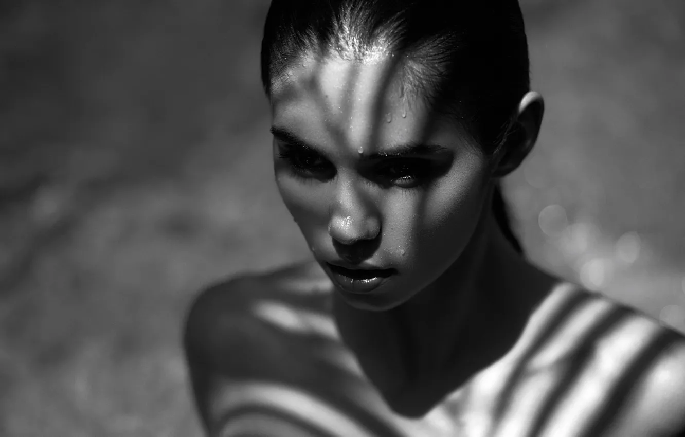 Photo wallpaper portrait, Daniel Ilinca, Aisen, Shadow Play